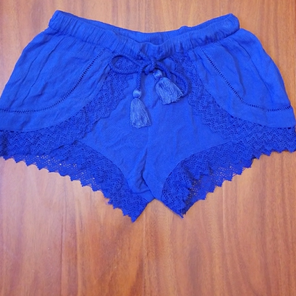 American Rag Shorts with crochet trim. Size XS